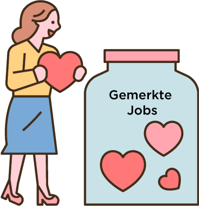 Schritt 2 - Jobs liken & merken