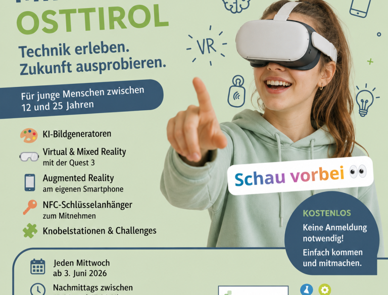 Komm vorbei!